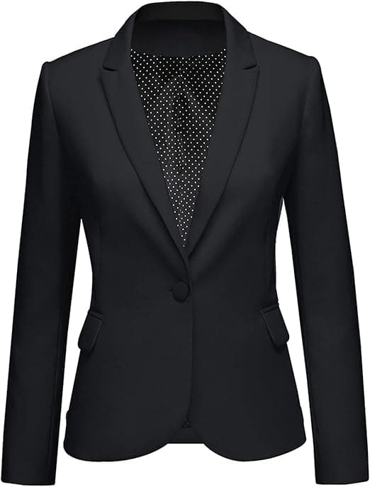 classic blazer black