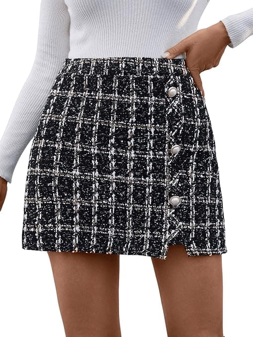 tweed skirt