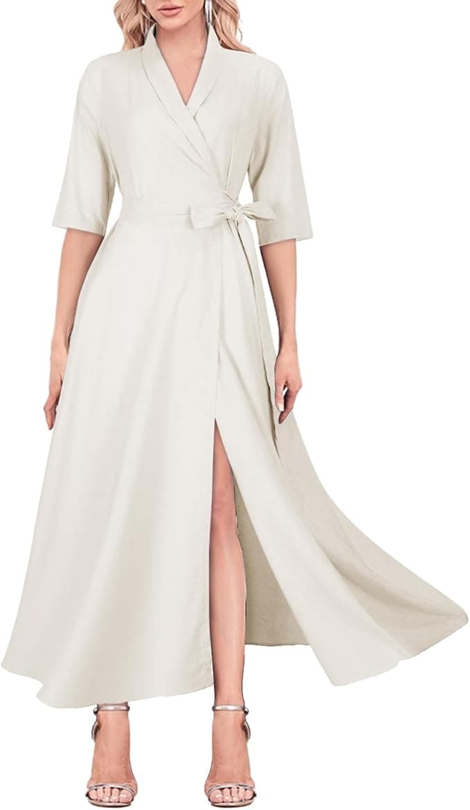 wrap dress maxi